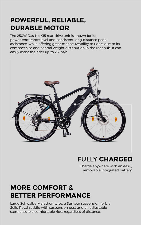 ncm venice 48v 28 zoll urban e-bike NCM Venice Plus Trekking E-Bike