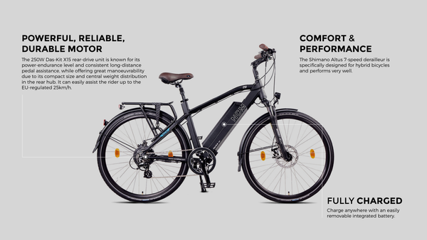 ncm venice 28 zoll elektrofahrrad NCM Venice Trekking E-Bike