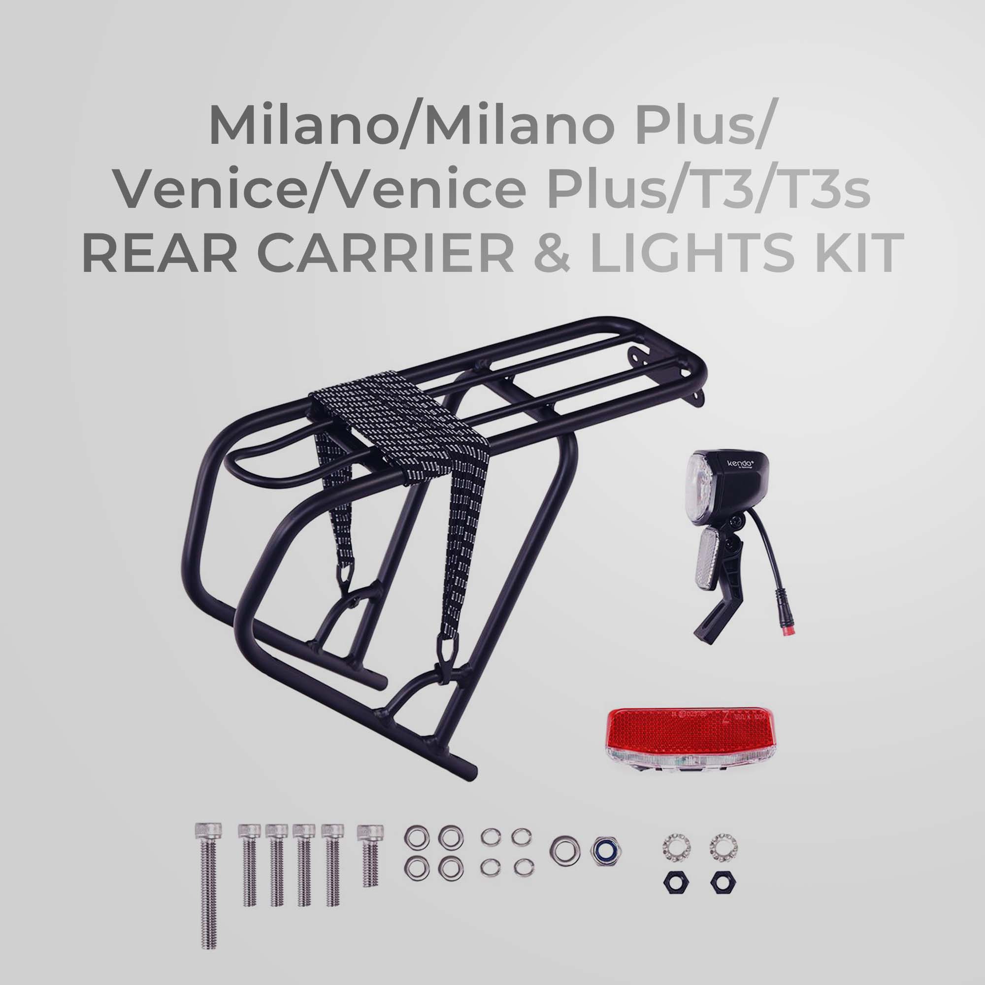 Rear carrier & lights kit