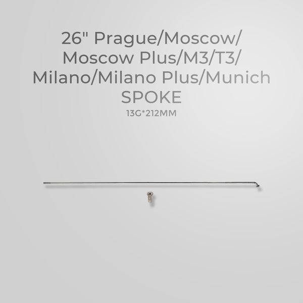 Spoke for rear wheel 13G*212mm